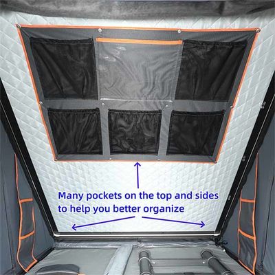 3-4 Person Waterproof Hard Shell Rooftop Camper For Van Jeep SUV Truck