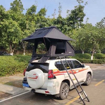Outdoor Camping Car Rooftop Tent Waterproof Aluminum Roof Top Tent With LED Lights