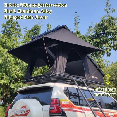 Clamshell Aluminum Hard Shell Roof Top Tent For SUV Pickup 210*132*150cm