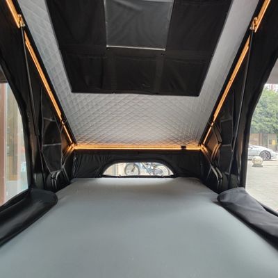 2-3 People Car Rooftop Tent Effortless Setup Hard Shell Camping Tent For Van Jeep SUV Truck