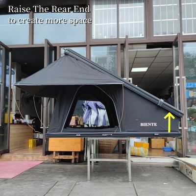 LED Light SUV Rooftop Tent Aluminium Eco Friendly Rust Resistance Aluminum Alloy Frame