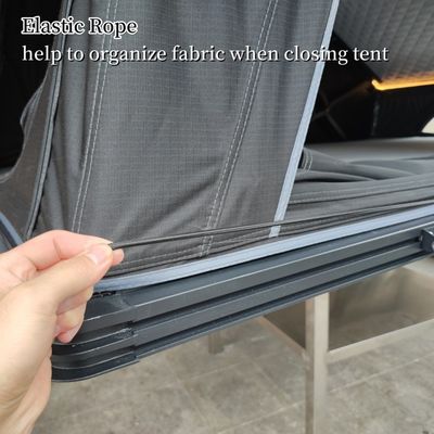 LED Light SUV Rooftop Tent Aluminium Eco Friendly Rust Resistance Aluminum Alloy Frame