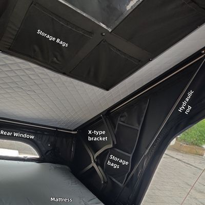 Pickup Truck Car Rooftop Tent Canopy Hard Shell Roof Top Tent With Water Tank