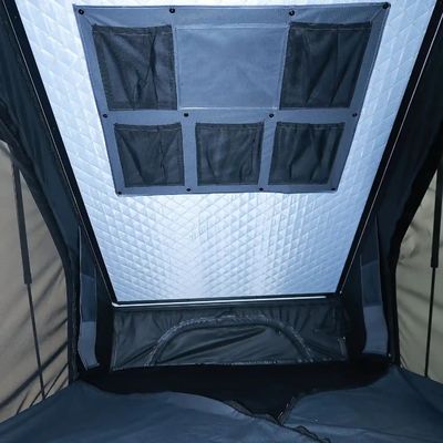 Camping Aluminum Shell Car Top Tent Customization With Hydraulic Lever Assisted