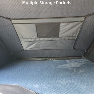 Ultra Light Car Rooftop Tent Aluminum Hard Shell Roof Top Tent For Offroad Camping