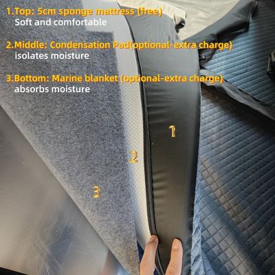 Ultra Light Car Rooftop Tent Aluminum Hard Shell Roof Top Tent For Offroad Camping