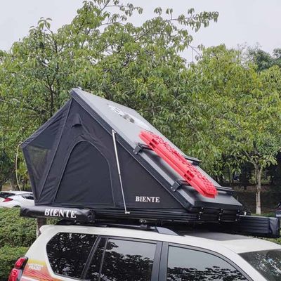 Van Jeep Triangle Rooftop Tent Hard Shell Car Tent For Camping 210*132*150cm Open Size