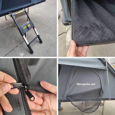 Customized 3-4 Person Triangle Rooftop Tent 4x4 Jeep Car Top Tent Lightweight