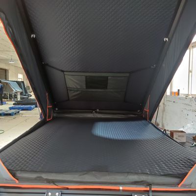 210x130cm Hard Shell Rooftop Tent Aluminum Alloy Straight Bracing For SUV Truck Camping