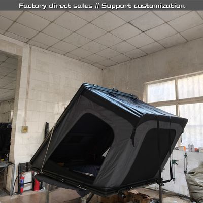 210x130cm Hard Shell Rooftop Tent Aluminum Alloy Straight Bracing For SUV Truck Camping
