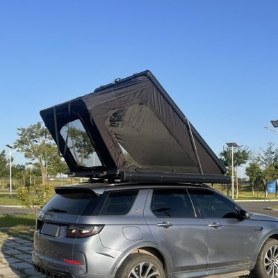 Rainproof Car Top Hard Shell Tent 210x130cm 320G Polyester Cotton Quick Installation
