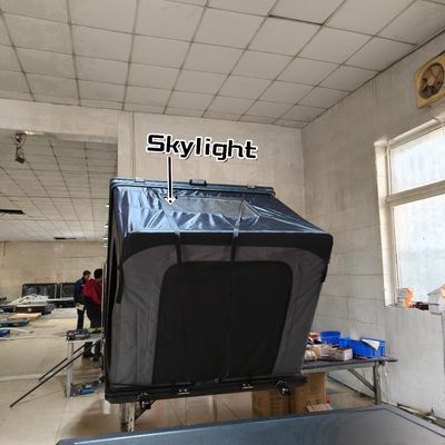 Rainproof Car Top Hard Shell Tent 210x130cm 320G Polyester Cotton Quick Installation