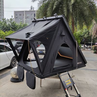 Aluminum Hardshell Triangle Roof Top Tent 210x132cm Waterproof >3000mm