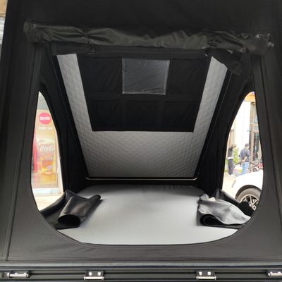 Aluminum Hardshell Triangle Roof Top Tent 210x132cm Waterproof >3000mm