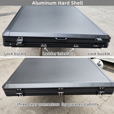 Aluminum Hardshell Triangle Roof Top Tent 210x132cm Waterproof >3000mm