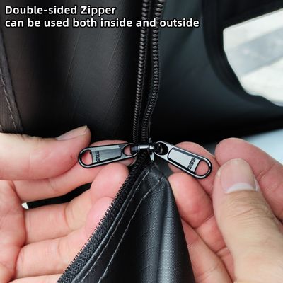 Aluminum Hardshell Triangle Roof Top Tent 210x132cm Waterproof >3000mm