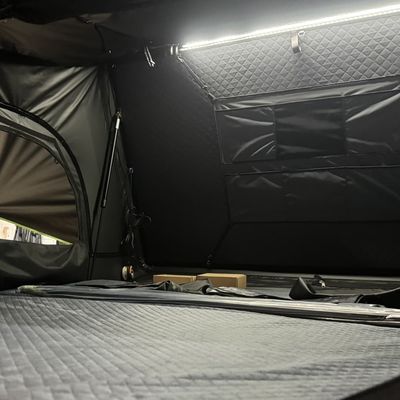 XXL Outdoor Side Open Rooftop Hard Shell Tent For 3-4 Person With CE Certification