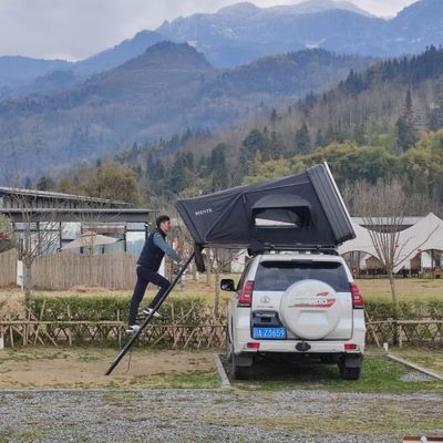 4 Person Jeep Roof Top Tent Pickup Canopy Aluminum Shell For Camping