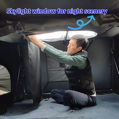 Anti UV Side Opening Rooftop Tent Hard Shell Vehicle Roof Top Tent Moisture Proof
