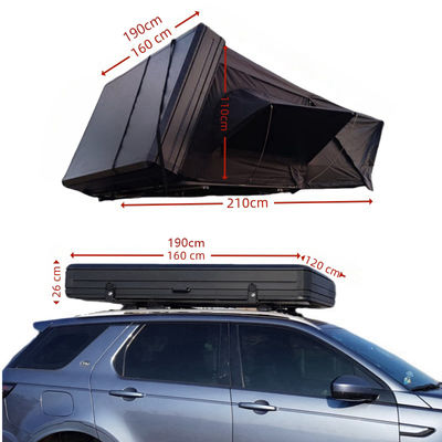 SUV 4x4 Van Side Opening Rooftop Tent One Bedroom Car Roof Tent Customizable