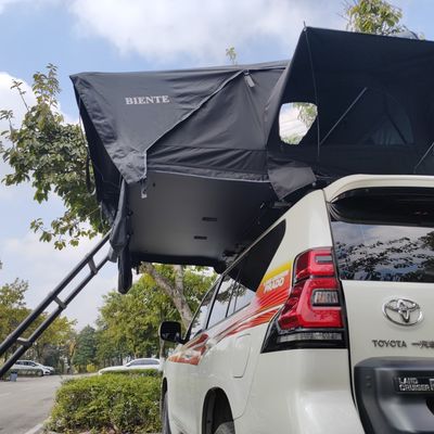 Camping Side Open Roof Top Tent 210x160x110cm Customize For 4 Person