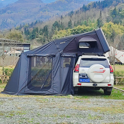 UV Protection Hardshell Car Rooftop Tent Side Open Weather Resistance
