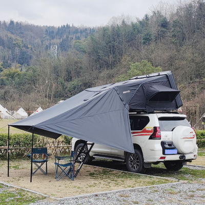 3-4 Person 1.9M Width Side Opening Rooftop Tent Hard Shell Roof Top Tent 320G Polyester