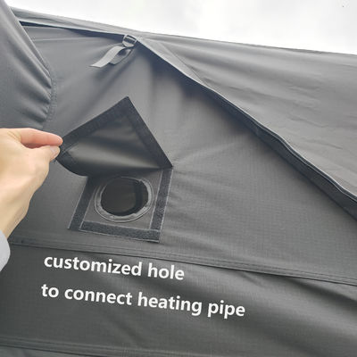 3-4 Person 1.9M Width Side Opening Rooftop Tent Hard Shell Roof Top Tent 320G Polyester