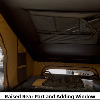 2-3 Person Side Opening Rooftop Tent Aluminum Hardshell Roof Top Tent For Adventures