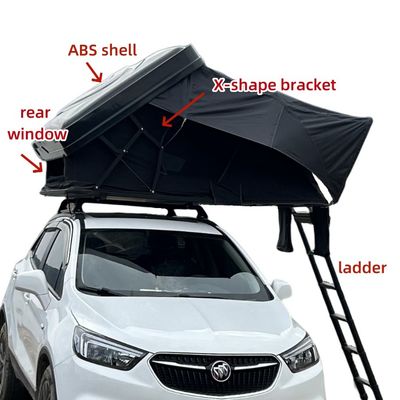 4 Person Side Opening Rooftop Tent ABS Hard Shell Roof Top Tent 280G Polyester Cloth