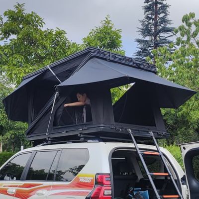 Easy Setup Overland Rooftop Tent Convenience With 2.3m Telescopic Ladder