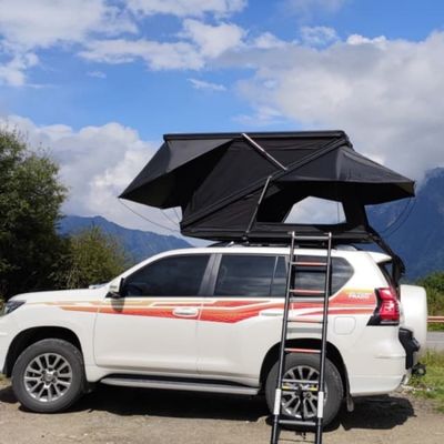 Easy Setup Overland Rooftop Tent Convenience With 2.3m Telescopic Ladder