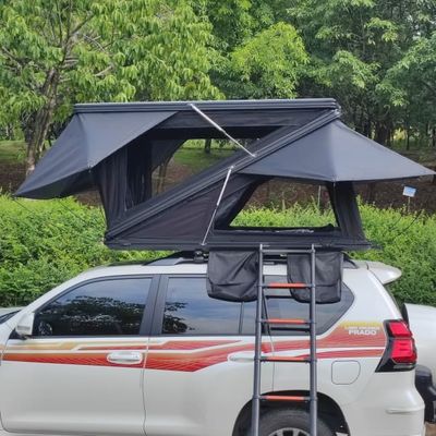 Big Window XL Z Rooftop Tent Customization Aluminium Rooftop Tent With Double Rain Cover