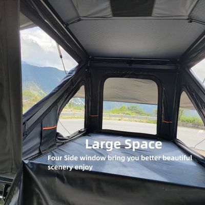 Big Window XL Z Rooftop Tent Customization Aluminium Rooftop Tent With Double Rain Cover
