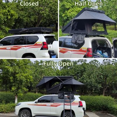 Quick Opening Polycotton Z Rooftop Tent Oxford Fabric Waterproof Rooftop Tent