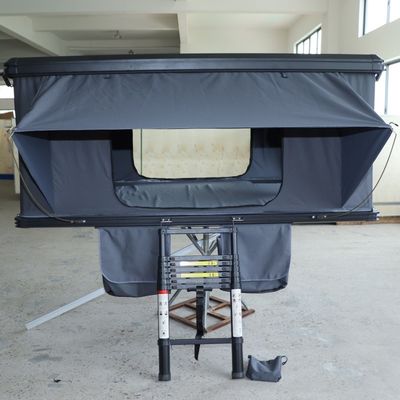 4 Season Folding Roof Top Tent 320G Polyester Cotton Fabric Aluminum Shell Roof Top Tent