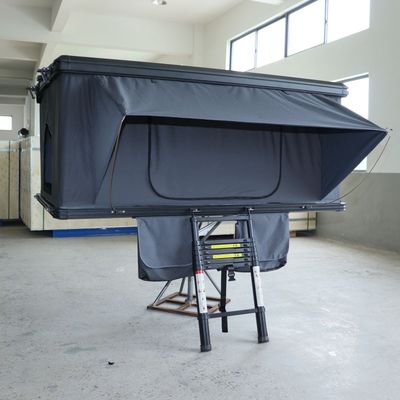 4 Season Folding Roof Top Tent 320G Polyester Cotton Fabric Aluminum Shell Roof Top Tent