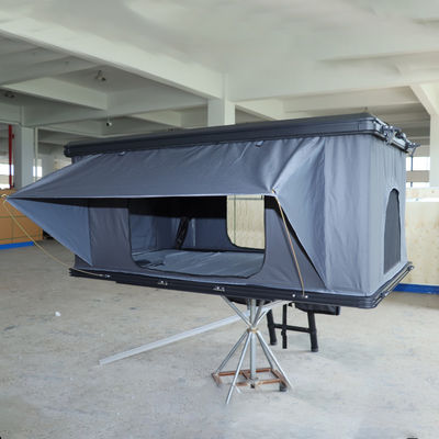 4 Season Folding Roof Top Tent 320G Polyester Cotton Fabric Aluminum Shell Roof Top Tent
