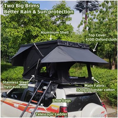 Customized Fold Out Roof Tent Double Layer For Climates And Environments