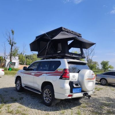 Overland 4X4 RTT Folding Roof Top Tent Z Rooftop Tent 2.3m Telescopic Ladder