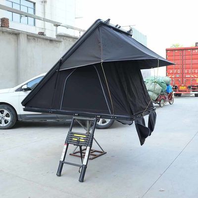 Overland Aluminum Hard Shell Rooftop Tent 320G Polyester Cotton Hardtop Rooftop Tent