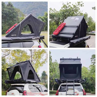 Pop Up Hard Shell Car Camping Roof Tent 2.3m Telescopic Aluminum Ladder