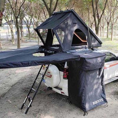Pop Up Hard Shell Car Camping Roof Tent 2.3m Telescopic Aluminum Ladder
