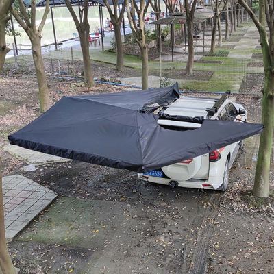 UV50 270 Degree Truck Awning Automatic Opening Wind Resistant For Camping