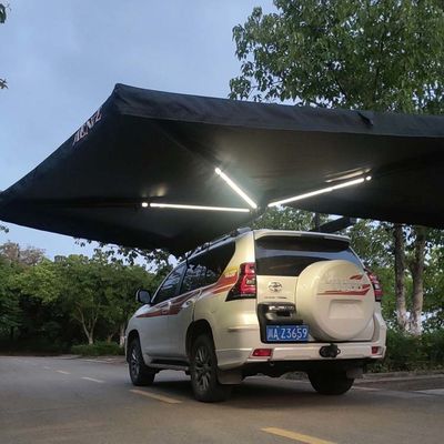 LTE 2.5m Diamater 270 Degree Awning Aluminum Alloy Structure Freestanding 270 Awning