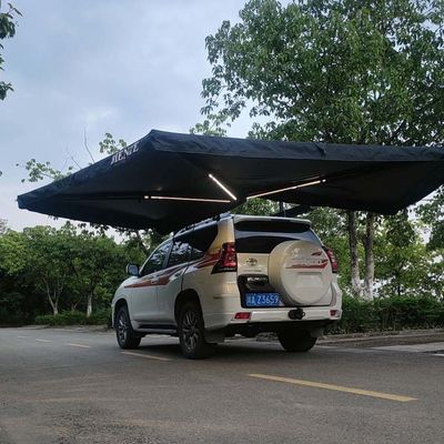 LTE 2.5m Diamater 270 Degree Awning Aluminum Alloy Structure Freestanding 270 Awning