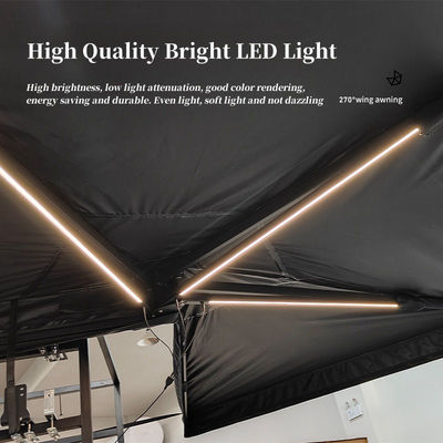 Customized 600D Oxford 270 Degree Awning Car Awning Tent For Outdoor Camping