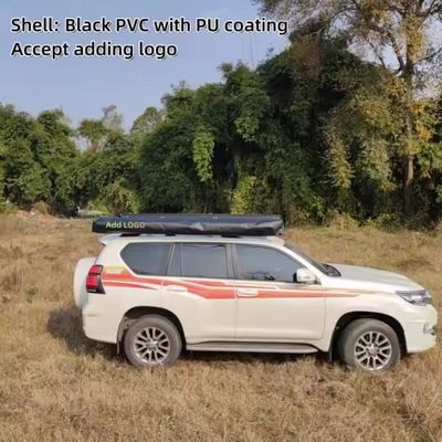 Retractable 180 Degree Vehicle Awning Waterproof Folding Arm Awnings With Led