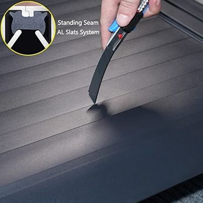 5.5-5.6 FT Retractable Hard Tonneau Cover Safety Rainproof For Ford F-150