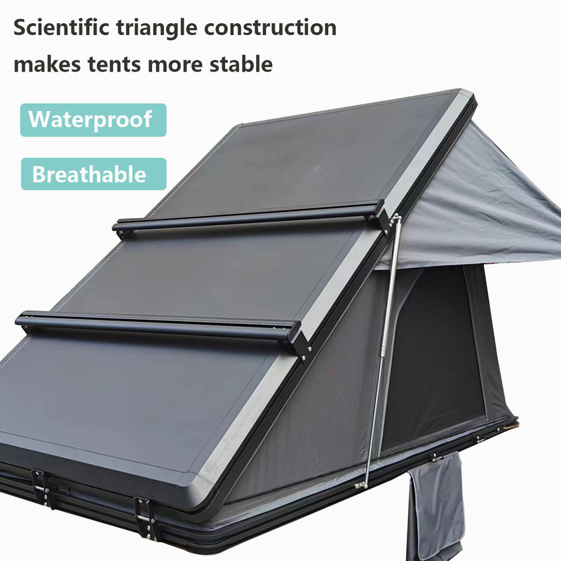 Customized 3-4 Person Triangle Rooftop Tent 4x4 Jeep Car Top Tent Lightweight